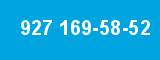 927 169-58-52